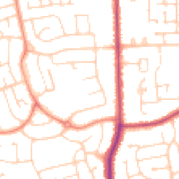 Daytime road noise heatmap for DN17 2LR