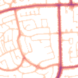 Daytime road noise heatmap for DN17 2LX