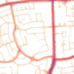Daytime road noise heatmap for DN17 2NP