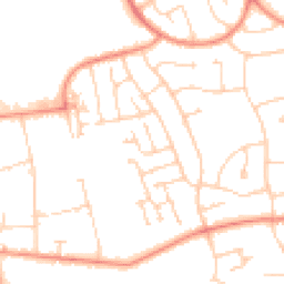 Daytime road noise heatmap for DN17 2TJ