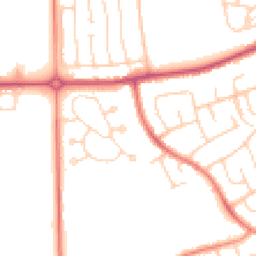 Daytime road noise heatmap for DN17 2XD
