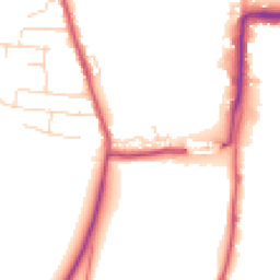 Daytime road noise heatmap for DN17 3BD