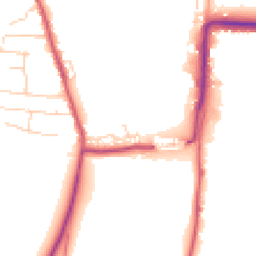 Daytime road noise heatmap for DN17 3BE