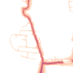 Daytime road noise heatmap for DN17 3BN