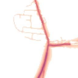 Daytime road noise heatmap for DN17 3DD