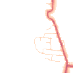 Daytime road noise heatmap for DN17 3DJ