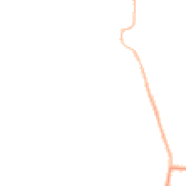 Night-time road noise heatmap for DN17 3DJ