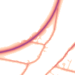 Daytime road noise heatmap for DN17 3HA