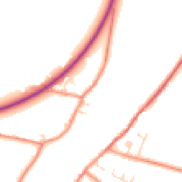 Daytime road noise heatmap for DN17 3HH