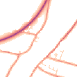 Daytime road noise heatmap for DN17 3HS