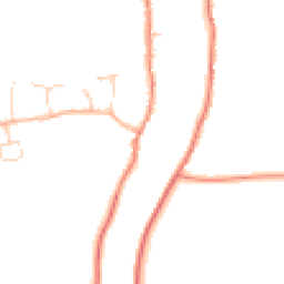 Daytime road noise heatmap for DN17 3JT