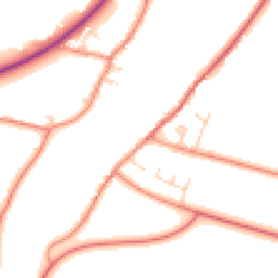 Daytime road noise heatmap for DN17 3LY