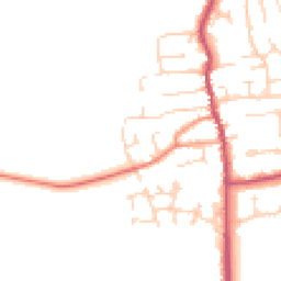 Daytime road noise heatmap for DN17 3NW