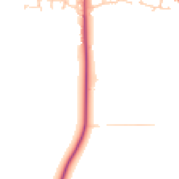 Daytime road noise heatmap for DN17 3QB
