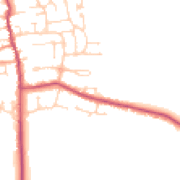 Daytime road noise heatmap for DN17 3QY