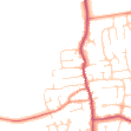 Daytime road noise heatmap for DN17 3SB