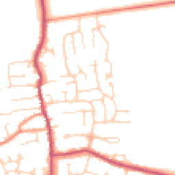 Daytime road noise heatmap for DN17 3SS