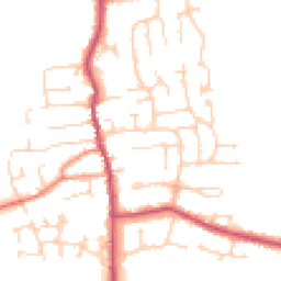 Daytime road noise heatmap for DN17 3TW