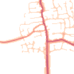 Daytime road noise heatmap for DN17 3UA