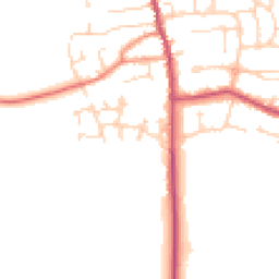 Daytime road noise heatmap for DN17 3UN