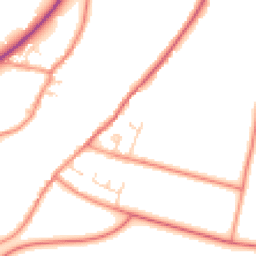 Daytime road noise heatmap for DN17 3UT