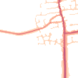 Daytime road noise heatmap for DN17 3UZ