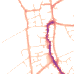 Daytime road noise heatmap for DN17 4DJ