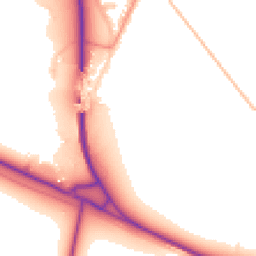 Daytime road noise heatmap for DN17 4JS
