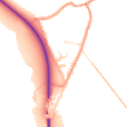 Daytime road noise heatmap for DN17 4JT