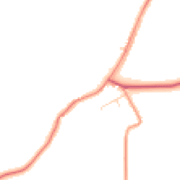 Daytime road noise heatmap for DN17 4JU