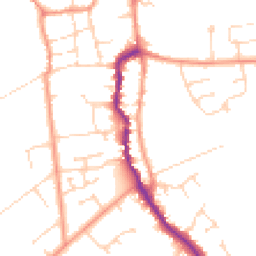 Daytime road noise heatmap for DN17 4LB