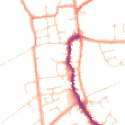 Daytime road noise heatmap for DN17 4LE