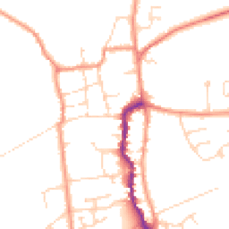Daytime road noise heatmap for DN17 4LJ