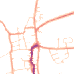 Daytime road noise heatmap for DN17 4LP