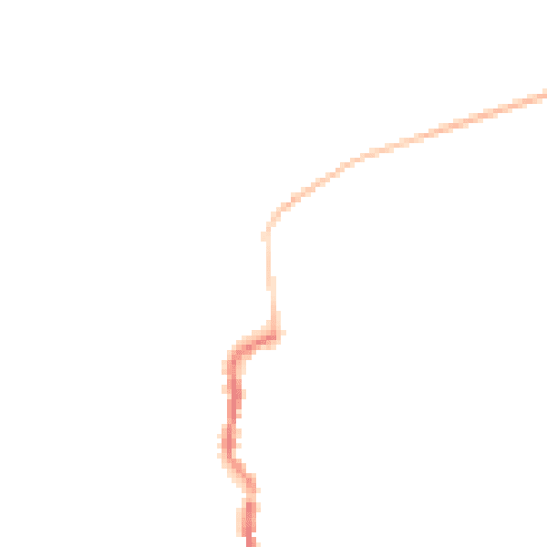 Night-time road noise heatmap for DN17 4LP