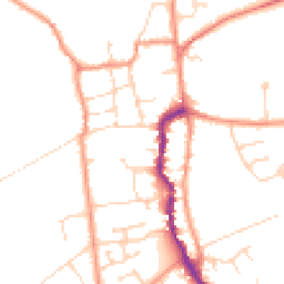 Daytime road noise heatmap for DN17 4LQ