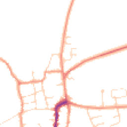 Daytime road noise heatmap for DN17 4LS