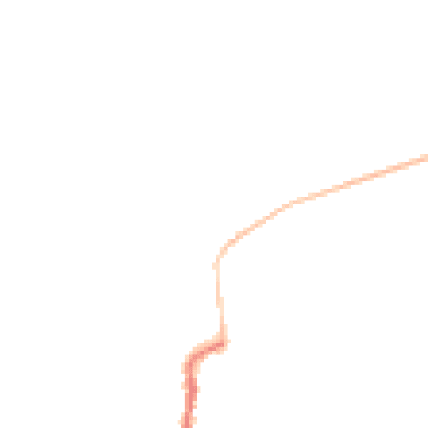 Night-time road noise heatmap for DN17 4LS