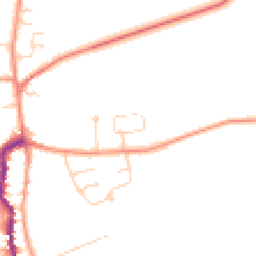 Daytime road noise heatmap for DN17 4NP