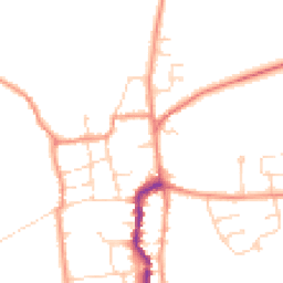 Daytime road noise heatmap for DN17 4NS