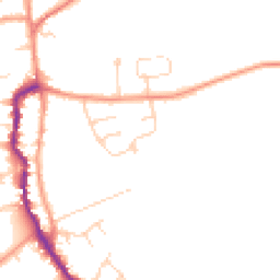 Daytime road noise heatmap for DN17 4NT