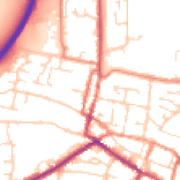 Daytime road noise heatmap for DN18 5AW