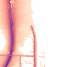 Daytime road noise heatmap for DN18 5BD