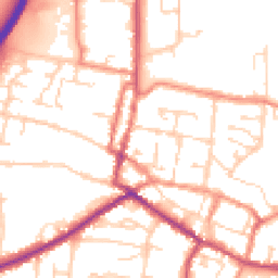Daytime road noise heatmap for DN18 5BF