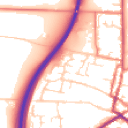 Daytime road noise heatmap for DN18 5BU