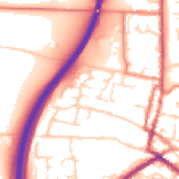 Daytime road noise heatmap for DN18 5BY