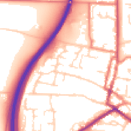 Daytime road noise heatmap for DN18 5BZ