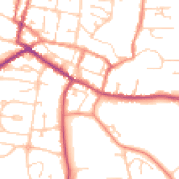 Daytime road noise heatmap for DN18 5DE