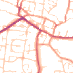 Daytime road noise heatmap for DN18 5DH