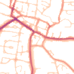 Daytime road noise heatmap for DN18 5DQ